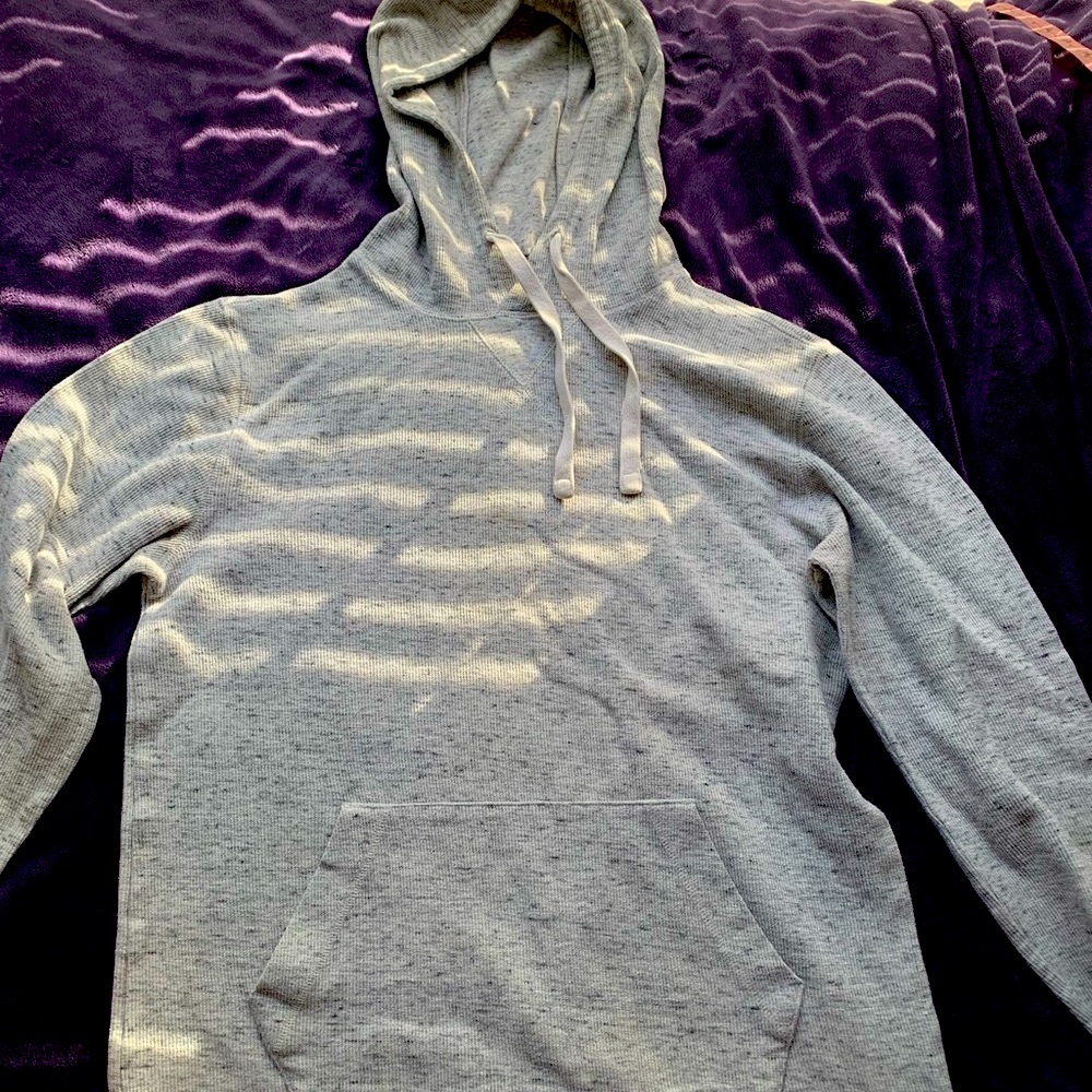💚3/$25 George Gray Hooded Sweatshirt with Stripes